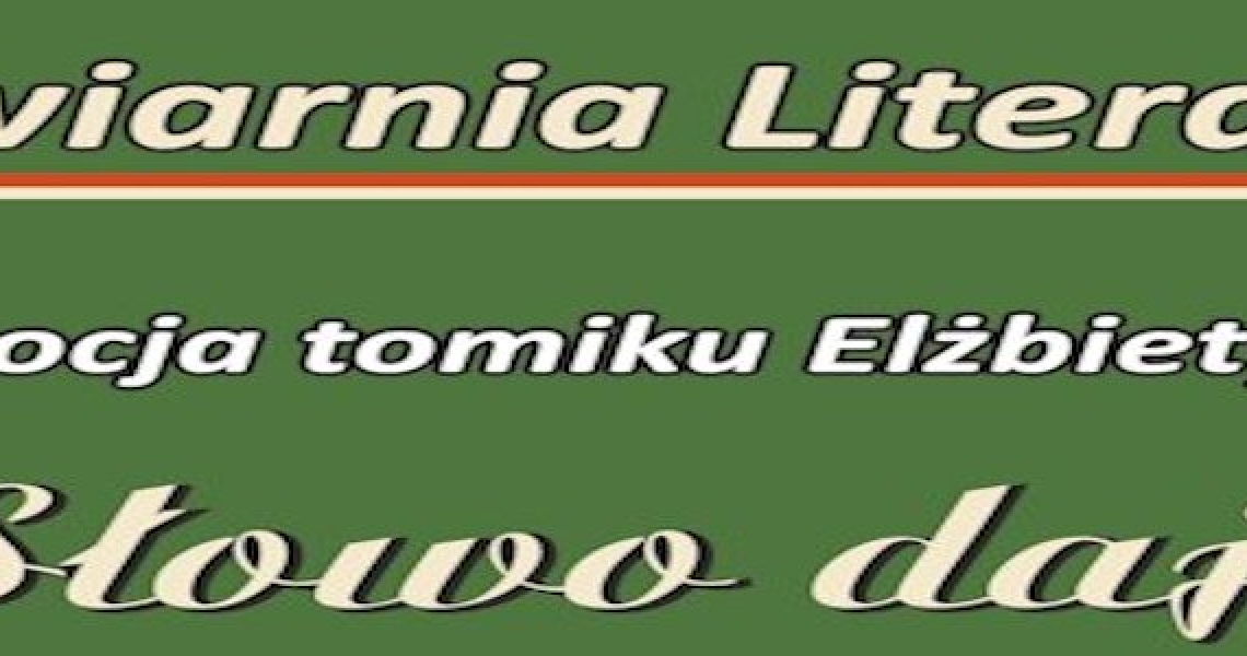 Promocja tomiku &quot;Słowo daję&quot; Elżbiety Jach