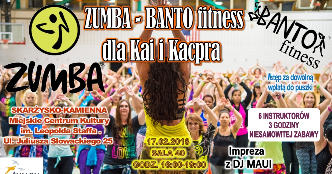 Charytatywny Maraton ZUMBA - Banto Fitness dla Kai i Kacpra (foto+video)