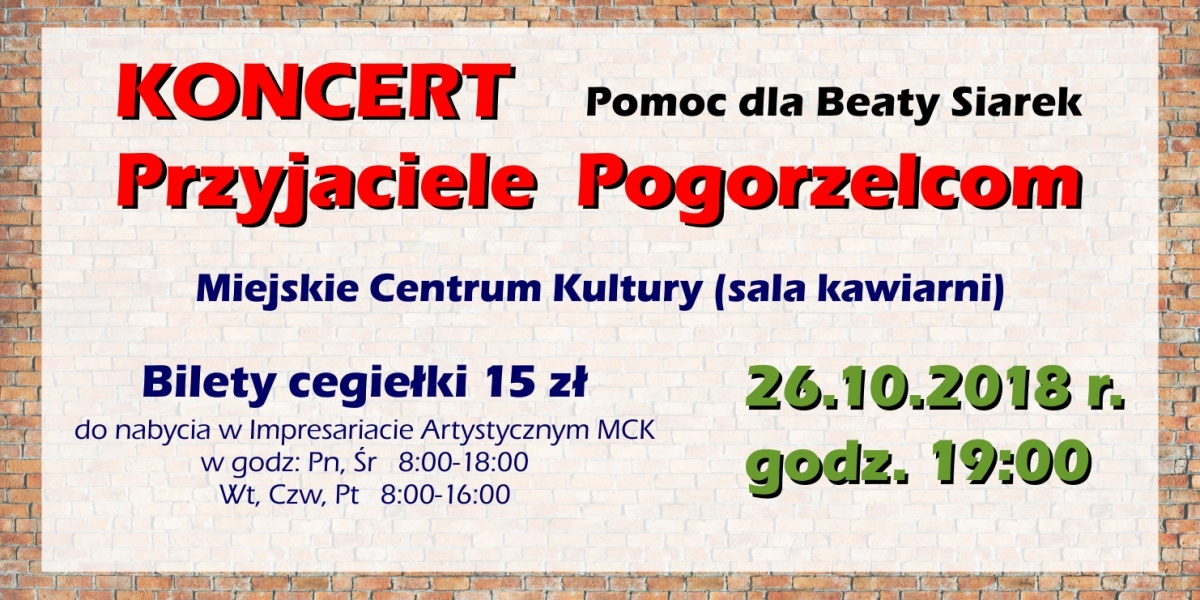 Koncert "Przyjaciele Pogorzelcom" (foto)