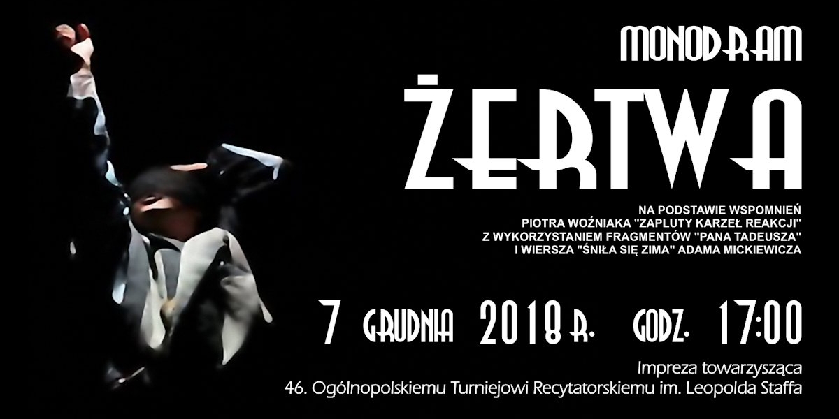 Monodram &quot;ŻERTWA&quot; (foto)