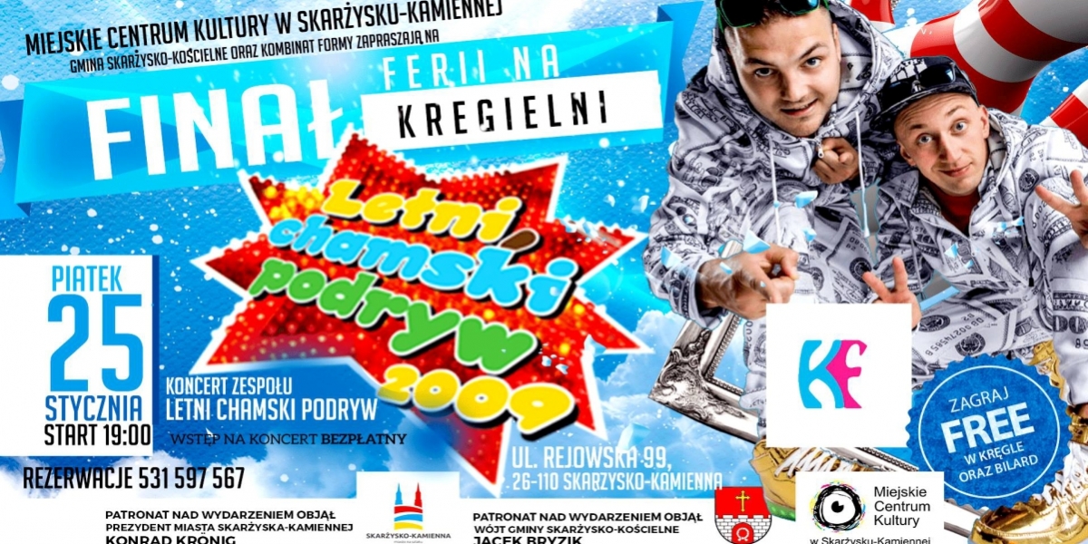 ,,Ferie 2019” w kręgielni Kombinat Formy!
