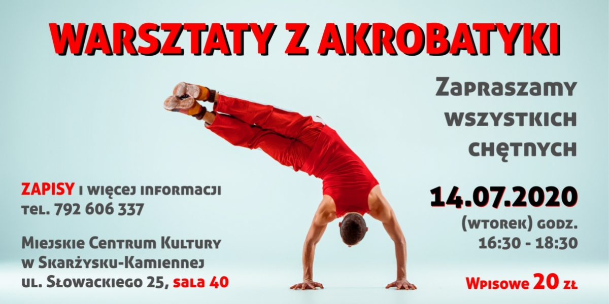 Warsztaty z akrobatyki