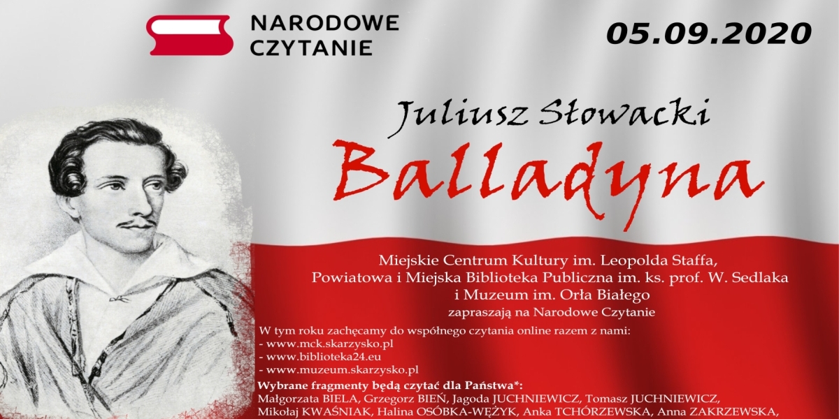 Narodowe Czytanie 2020: „Balladyna” Juliusza Słowackiego (foto+video)