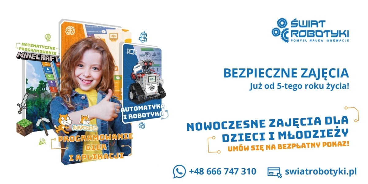 Nowoczesne zajęcia z programowania gier i aplikacji oraz robotyki