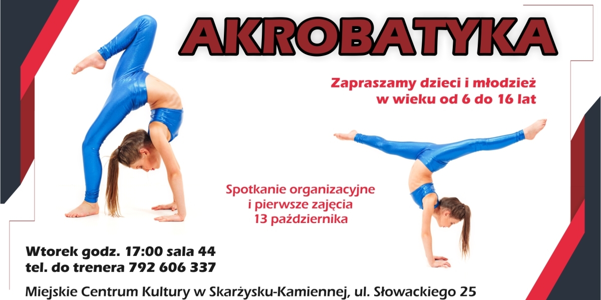 AKROBATYKA dla dzieci i młodzieży