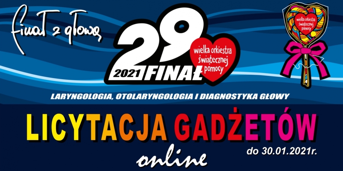 LICYTACJA przedmiotów na 29 Finał WOŚP