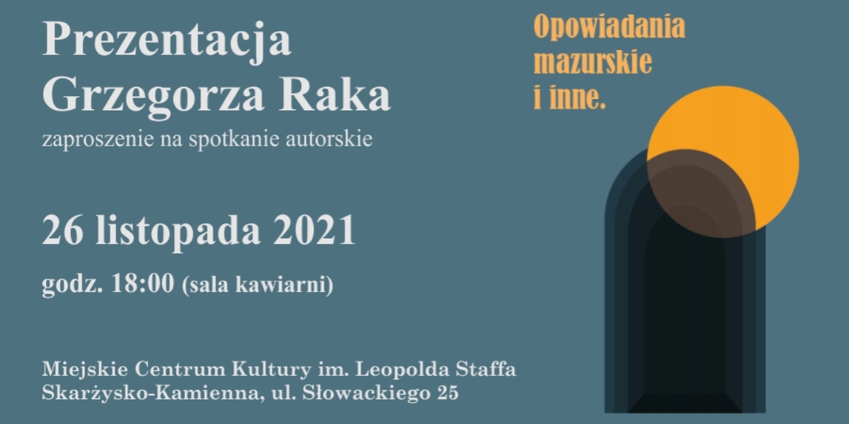 Prezentacja Grzegorza Raka - spotkanie autorskie (foto)