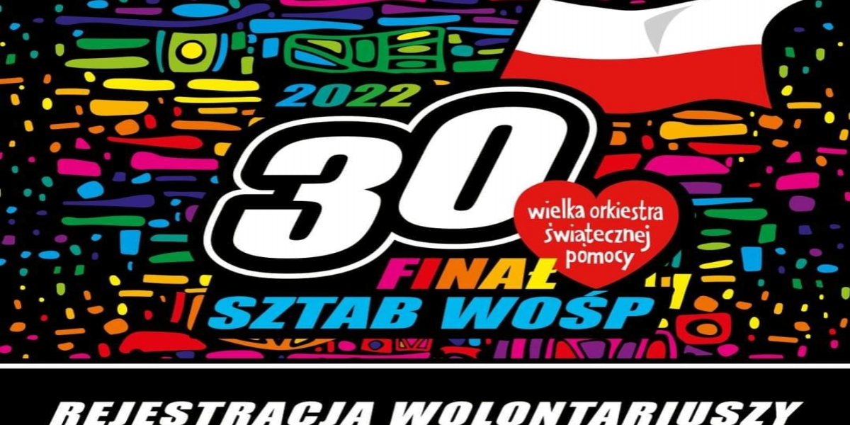 Zgłoszenia wolontariuszy do 30 Finału WOŚP
