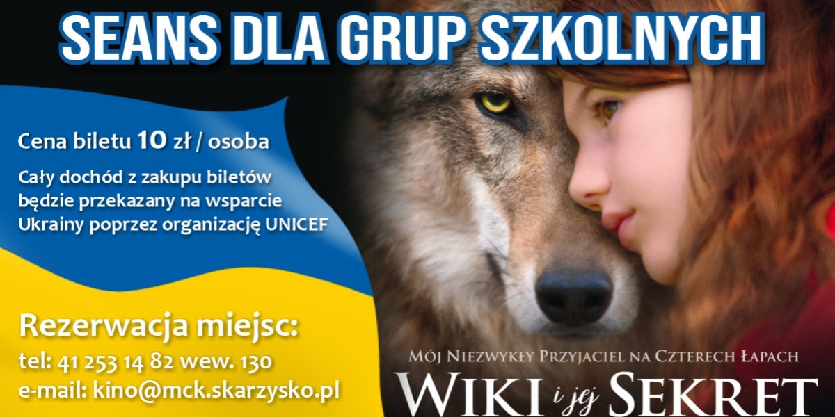 Seans „WIKI I JEJ SEKRET” - pomoc dla Ukrainy