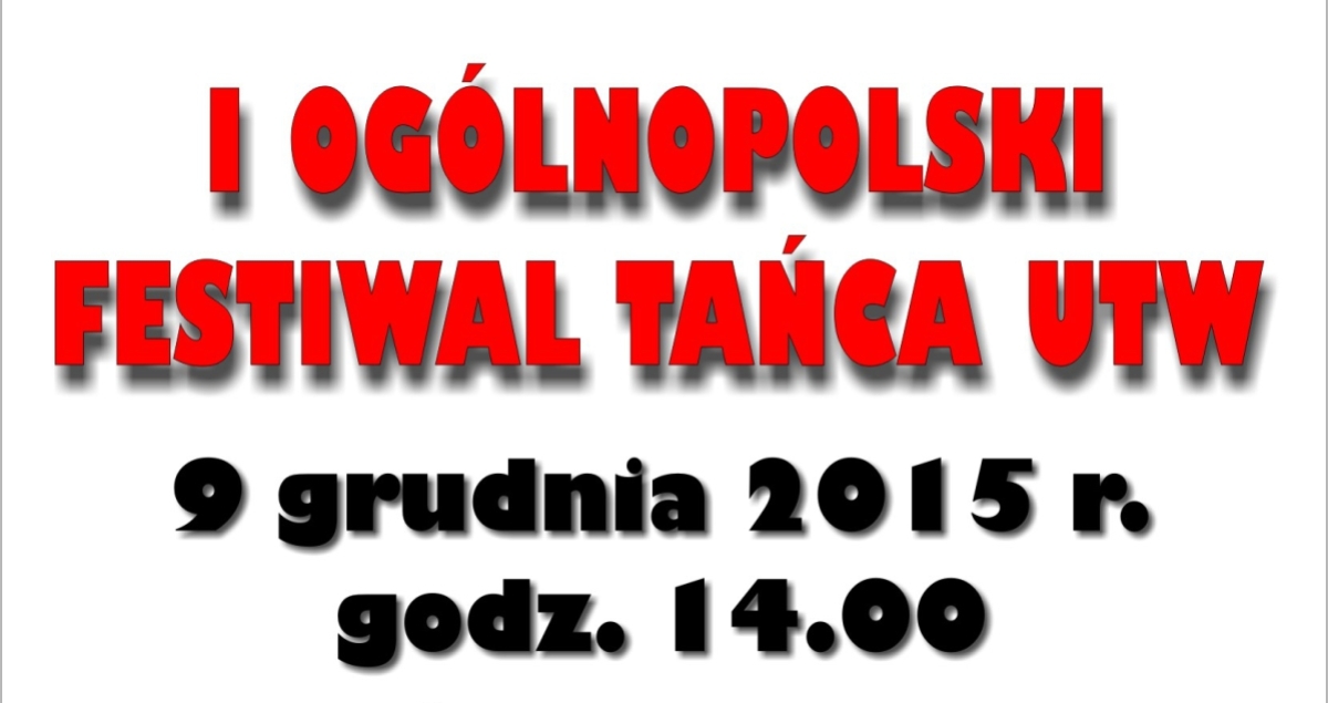 I Ogólnopolski Festiwal Tańca UTW (foto+video)
