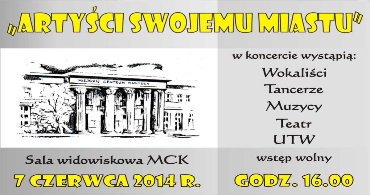 Koncert ARTYŚCI SWOJEMU MIASTU (foto)
