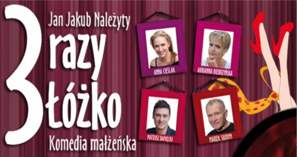 3 RAZY ŁÓŻKO – komedia małżeńska (foto)