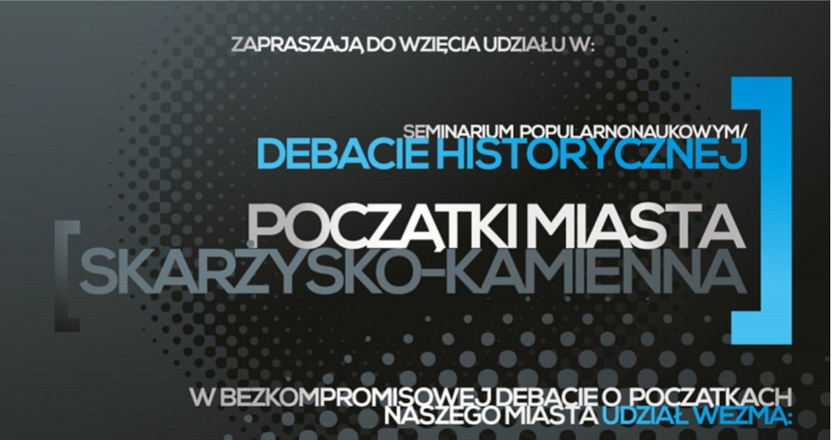 Debata historyczna "Początki Miasta Skarżysko-Kamienna" (foto)