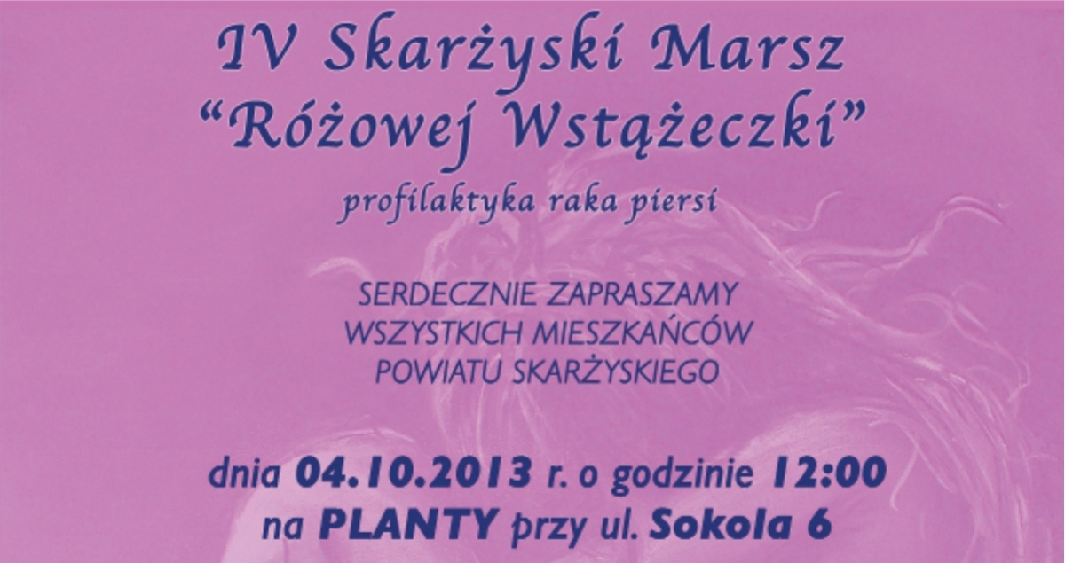 IV edycja ,,Marszu Różowej Wstążeczki&quot;