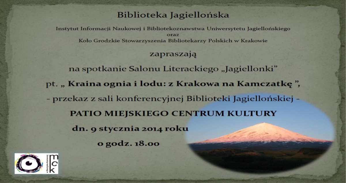 Transmisja Online ze spotkania Salonu Literackiego „Jagiellonki”