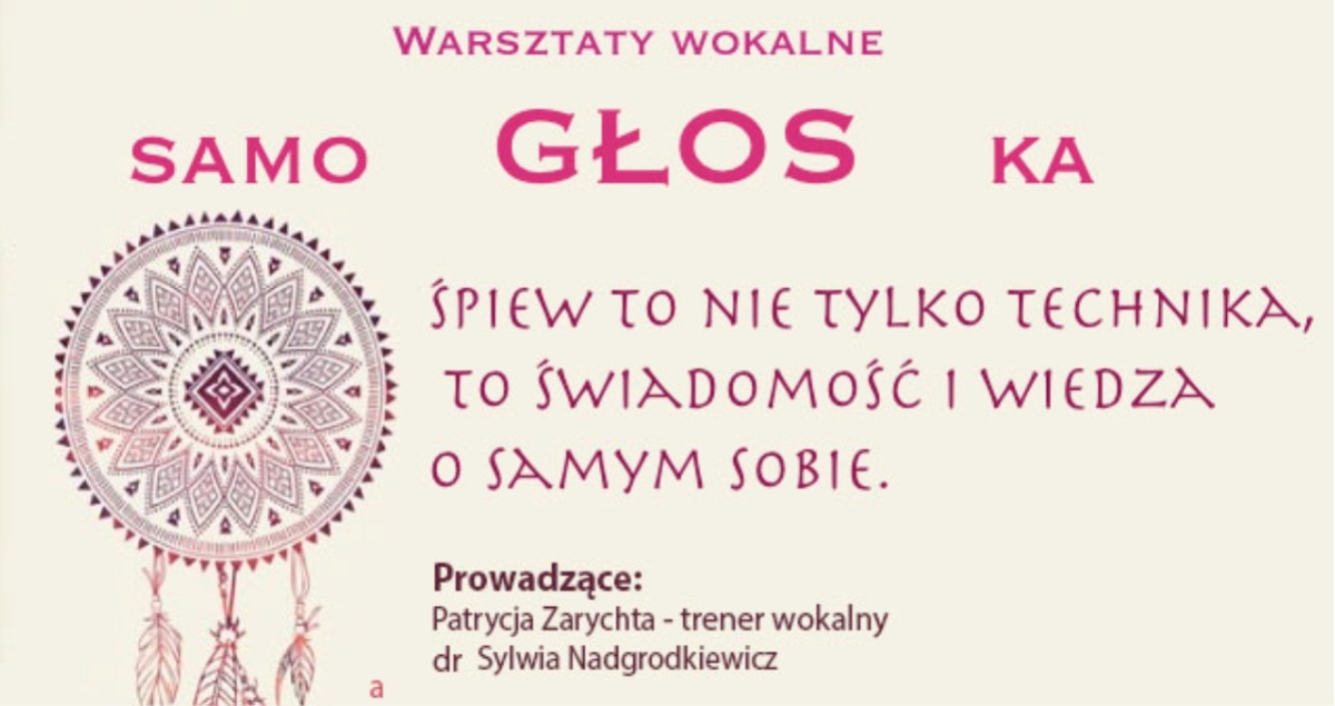 Warsztaty wokalne – samoGŁOSka