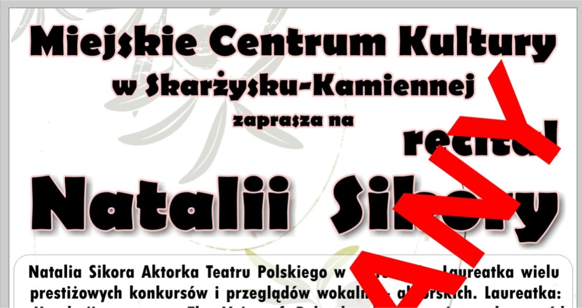 Recital Natalii Sikory