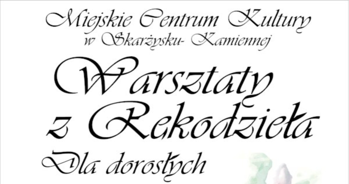 Warsztaty z Rękodzieła dla dorosłych