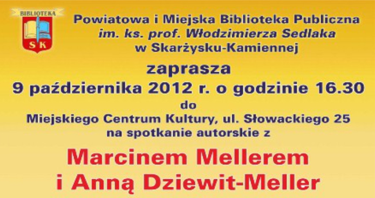 Spotkanie autorskie z Marcinem Mellerem i Anną Dziewit-Meller (foto)