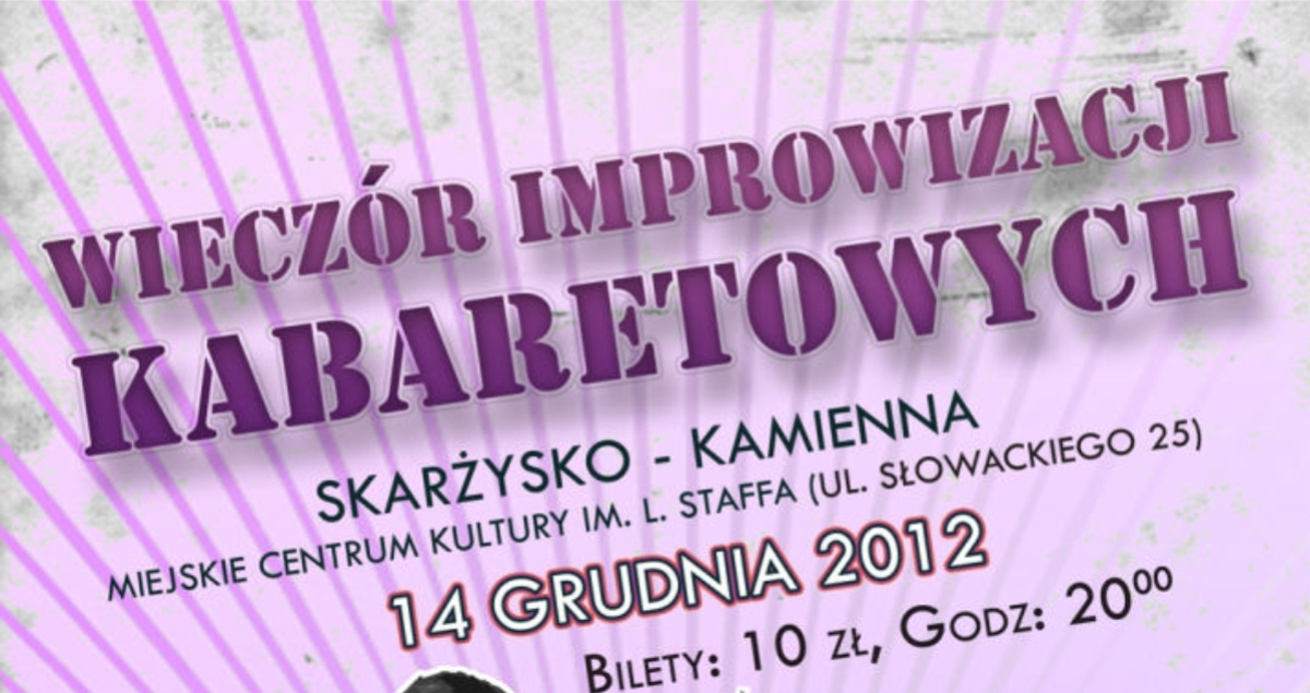 I Wieczór Improwizacji Kabaretowych
