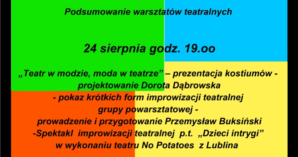 WARSZTATY IMPROWIZACJI TEATRALNEJ (foto)
