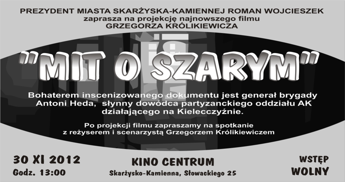 "MIT O SZARYM" w Kinie Centrum