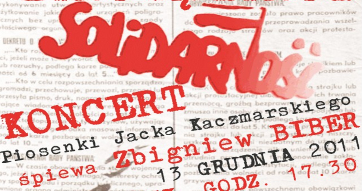 Koncert piosenek Jacka Kaczmarskiego (foto+video)