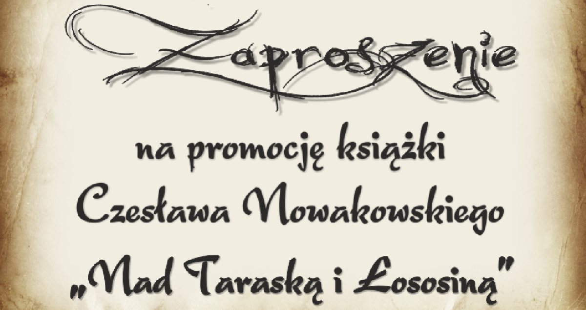 Promocja książki Czesława Nowakowskiego