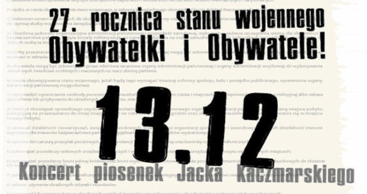 Koncert 13/12
