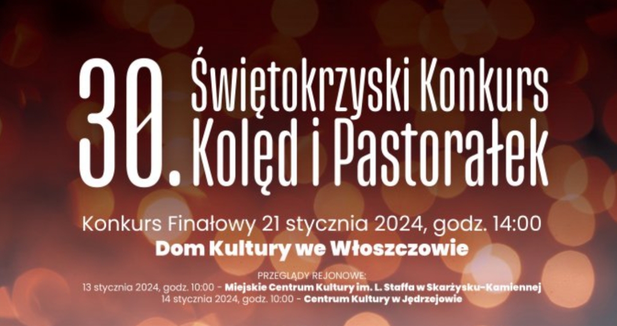 XXX Świętokrzyski Konkurs Kolęd i Pastorałek Włoszczowa 2024 (foto)