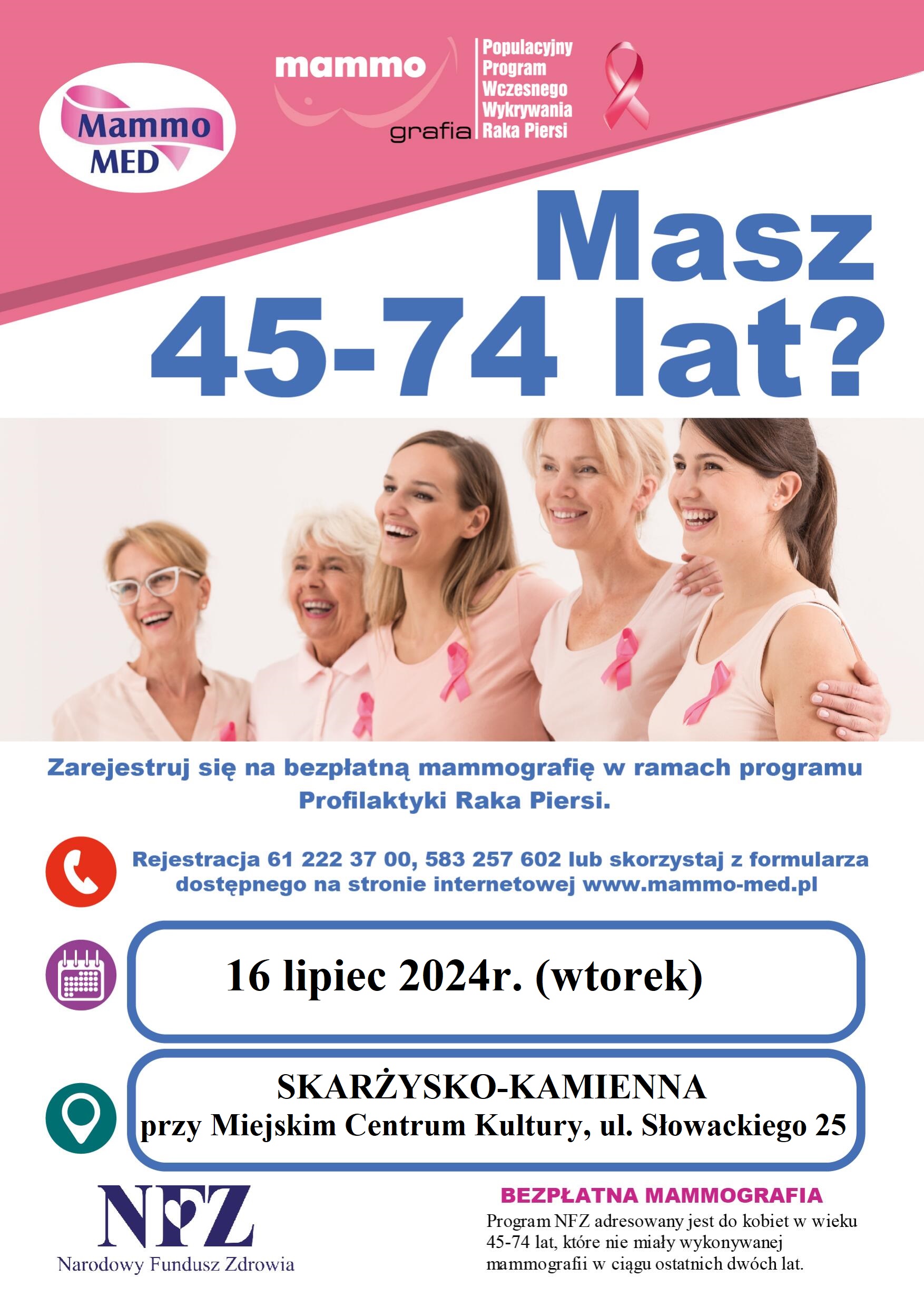 mammomed plakat MAMMO Skarzysko