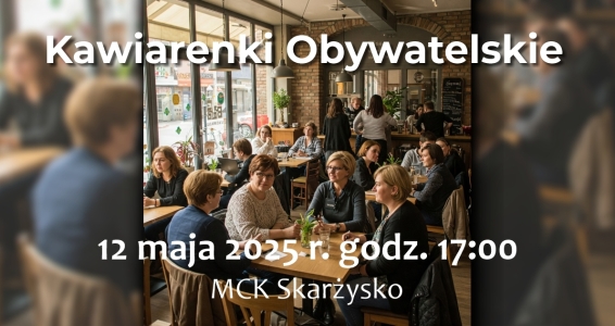 Kawiarenki Obywatelskie - zaproszenie