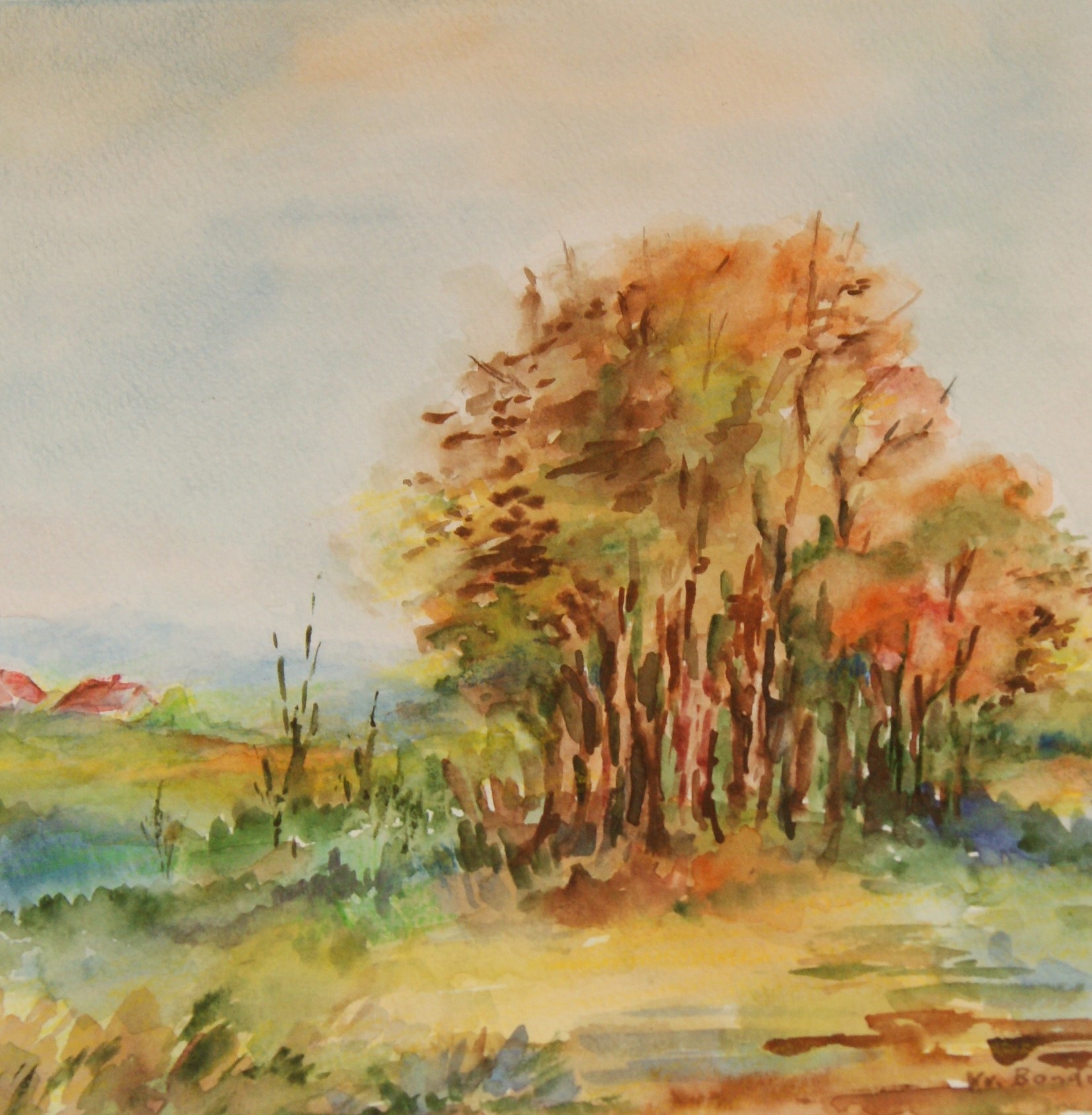 akearela autor Krystyna Bondel