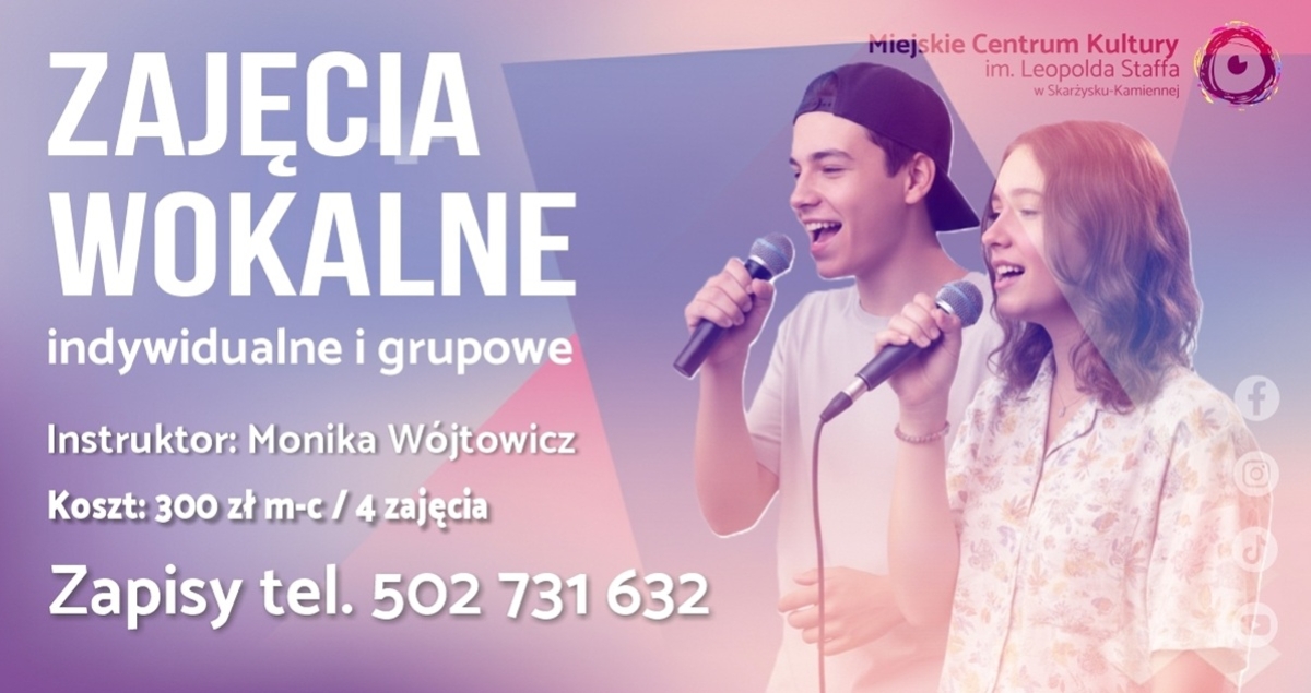 Zajęcia wokalne i emisji głosu