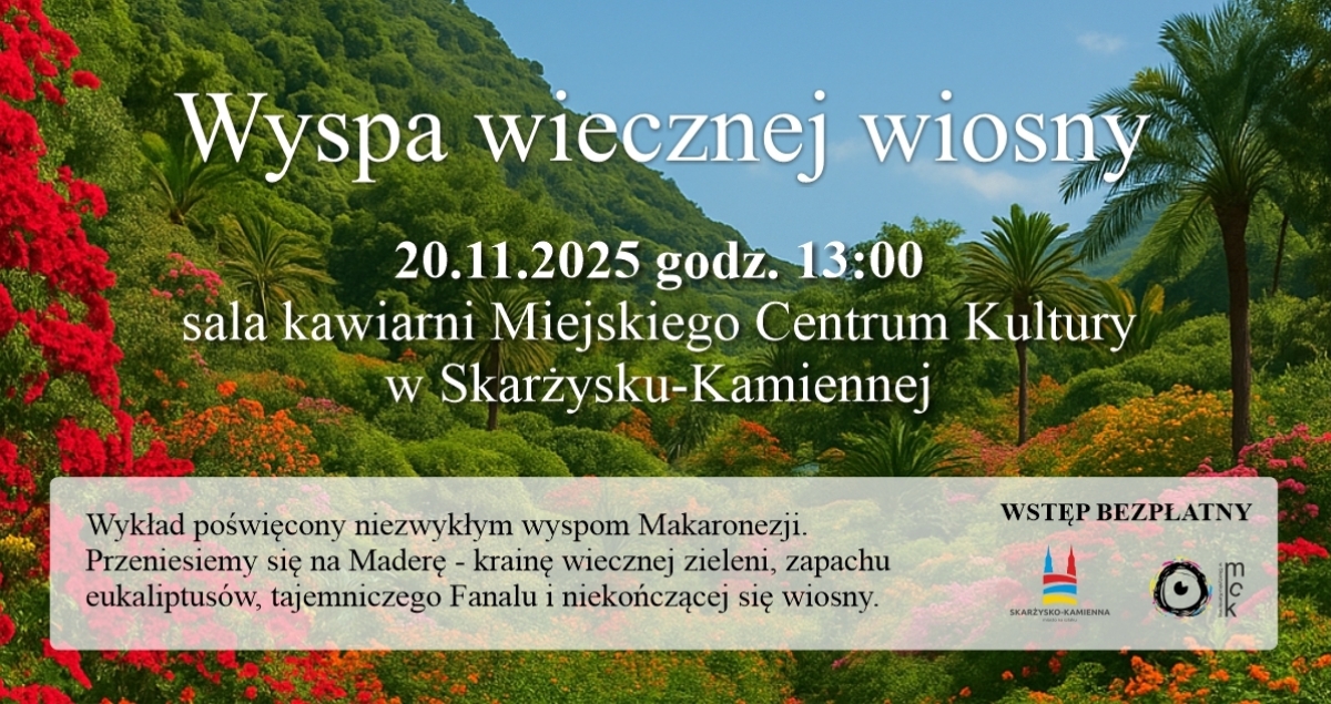 Wyspa wiecznej wiosny – spotkanie podróżnicze