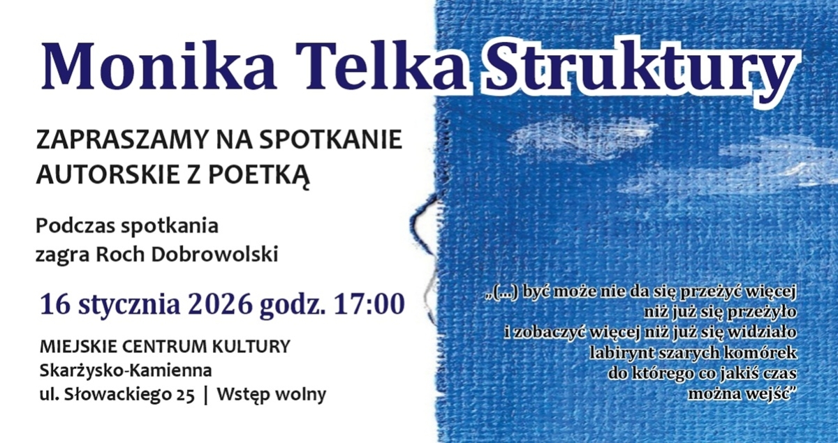 Spotkanie autorskie z Moniką Telką w Kawiarni Literackiej