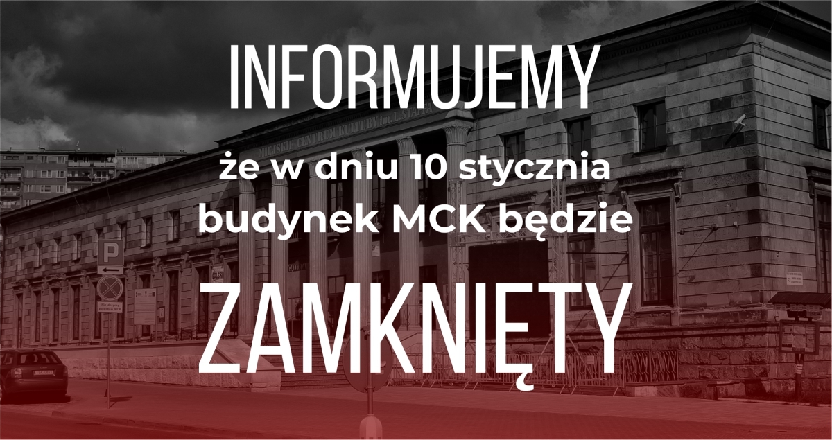 Budynek MCK zamknięty dla odwiedzających