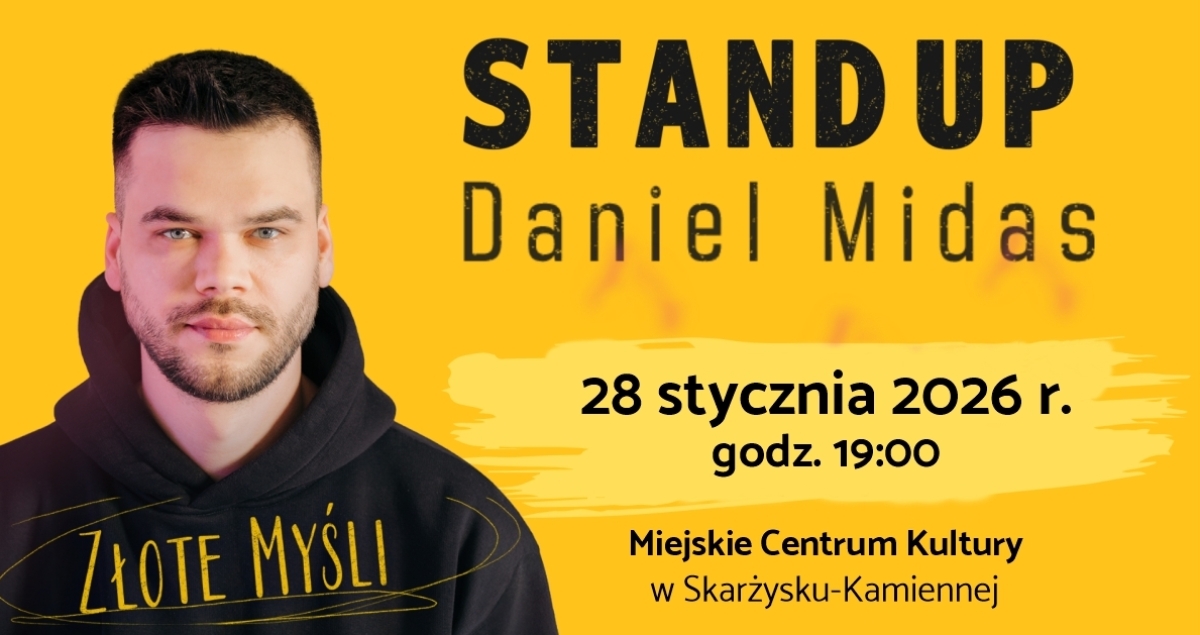 Stand-up: Daniel Midas w programie ZŁOTE MYŚLI