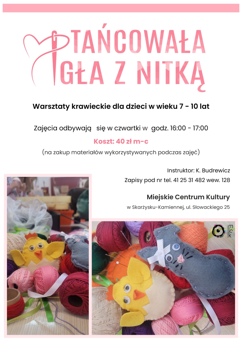warsztaty z&nbsp;szycia Tancowala igla z&nbsp;nitka 2024 