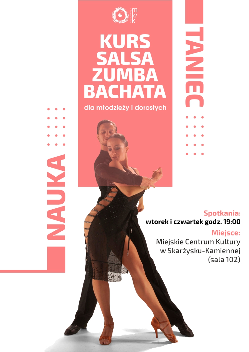 kurs tańca salsa zumba bachata sezon 2025/2026 w&nbsp;MCK Skarżysko