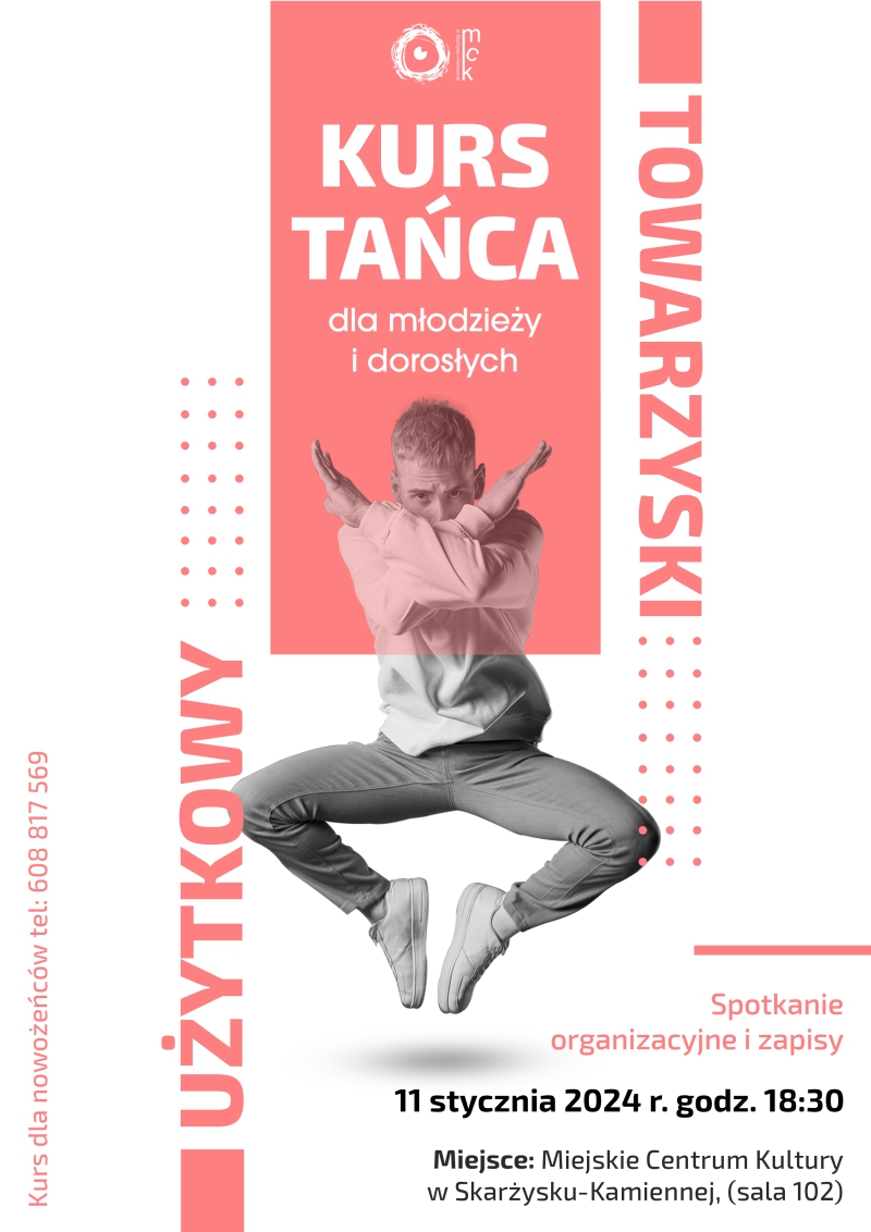 kurs tanca towarzyskiego i&nbsp;użytkowego
