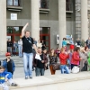 Przejazd platformą ulicami miasta