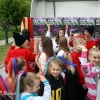 Przejazd platformą ulicami miasta