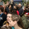 Przejazd platformą ulicami miasta