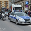 Przejazd platformą ulicami miasta