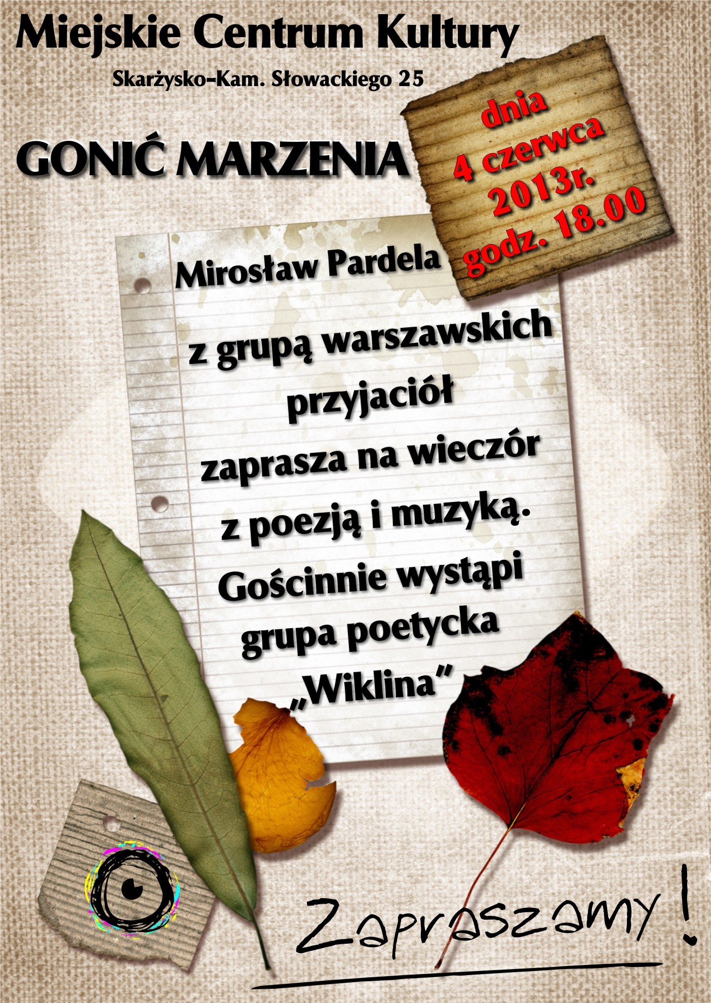 plakat gonic marzenia