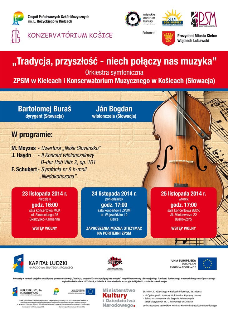 tradycja przyszlosc niech polaczy nas muzyka plakat