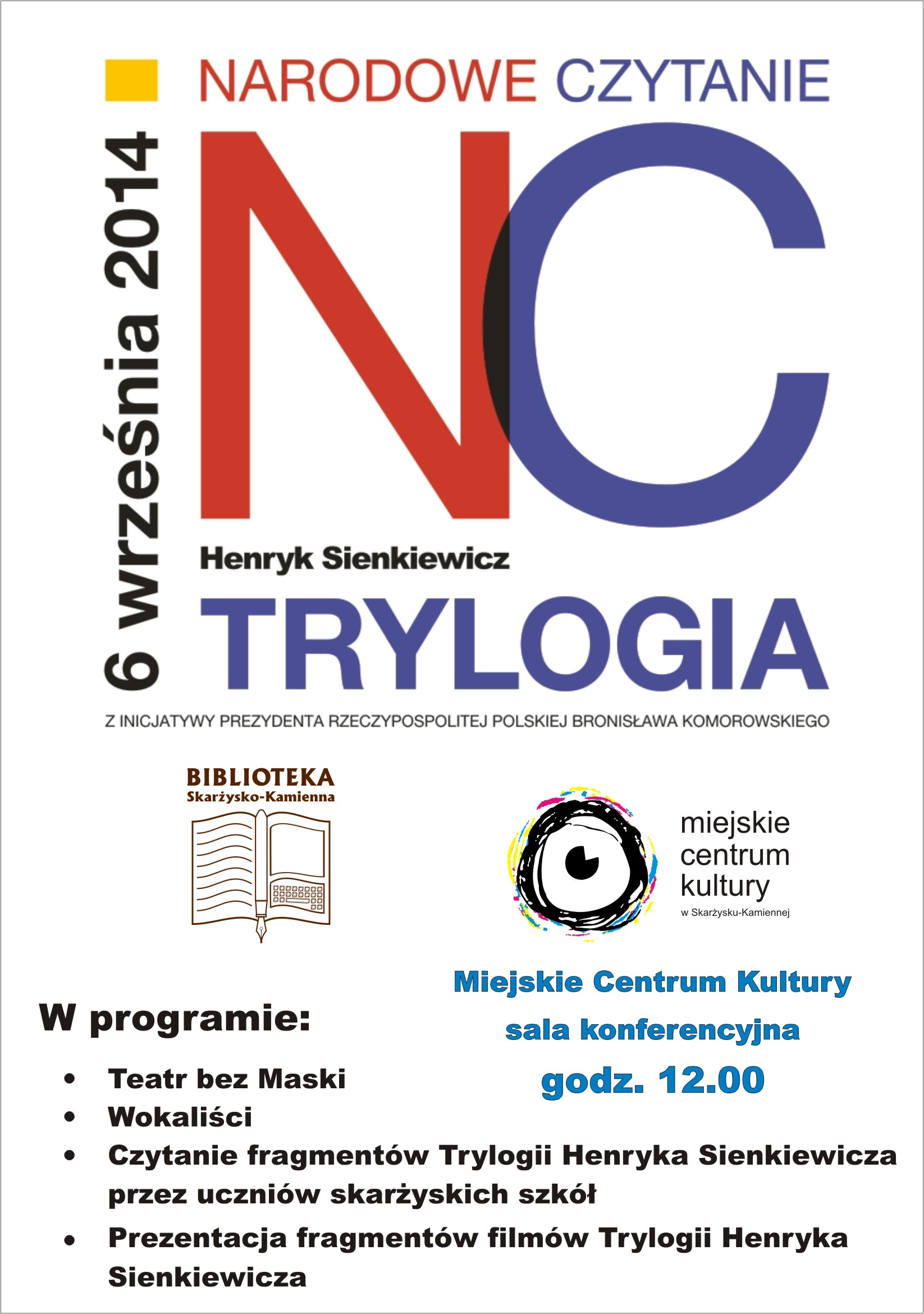 narodowe czytanie 2014 plakat