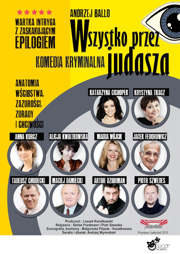 wszystko przez judasza plakat