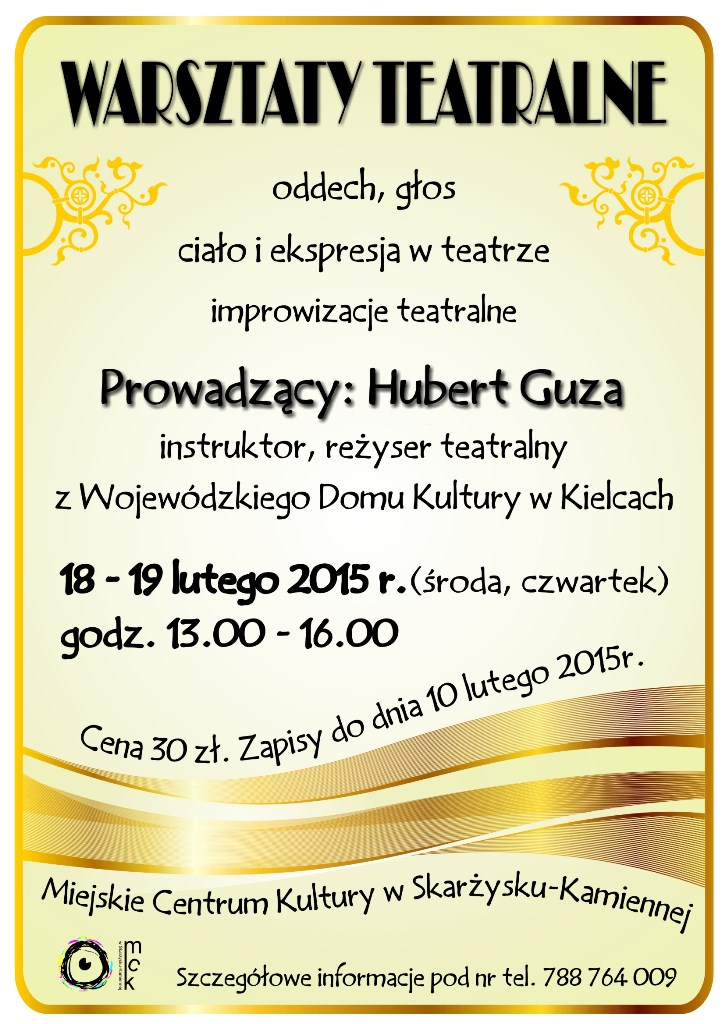 warsztaty teatralne 2015